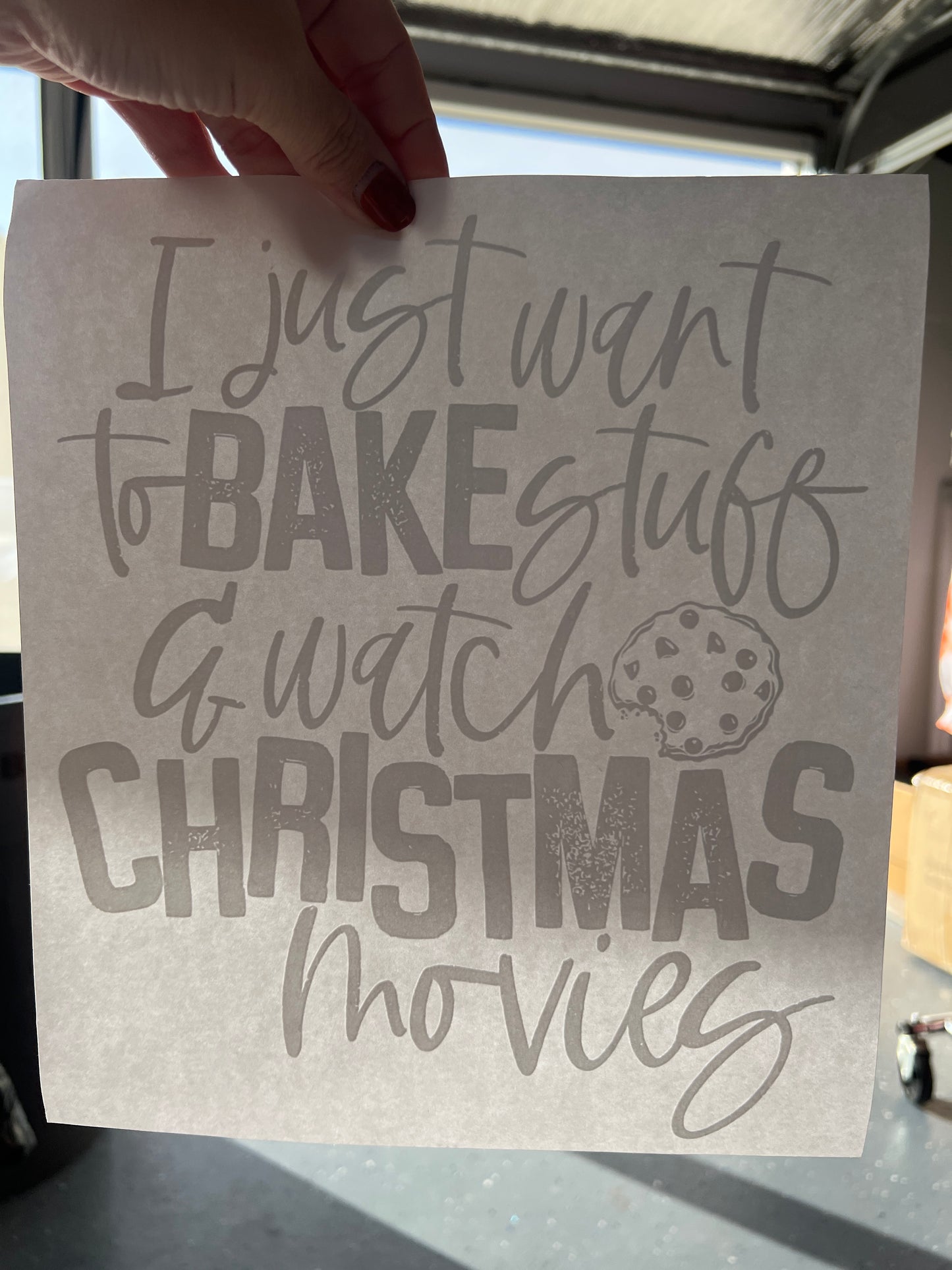 I just want to bake stuff and watch Christmas movies