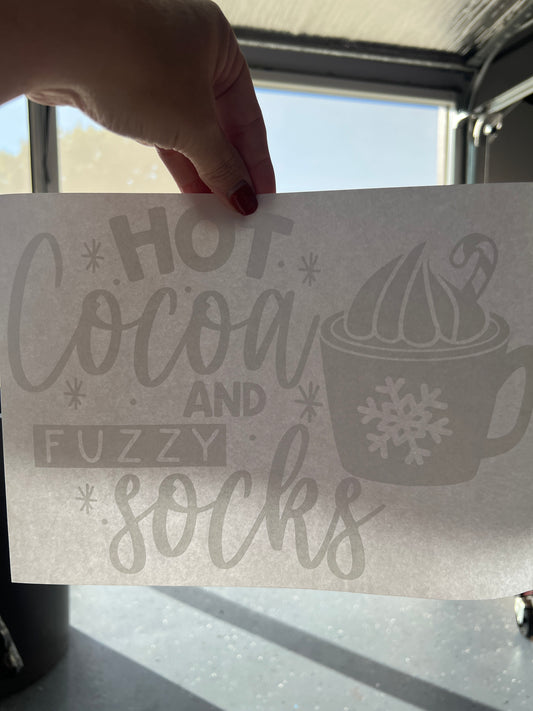Hot cocoa and fuzzy socks