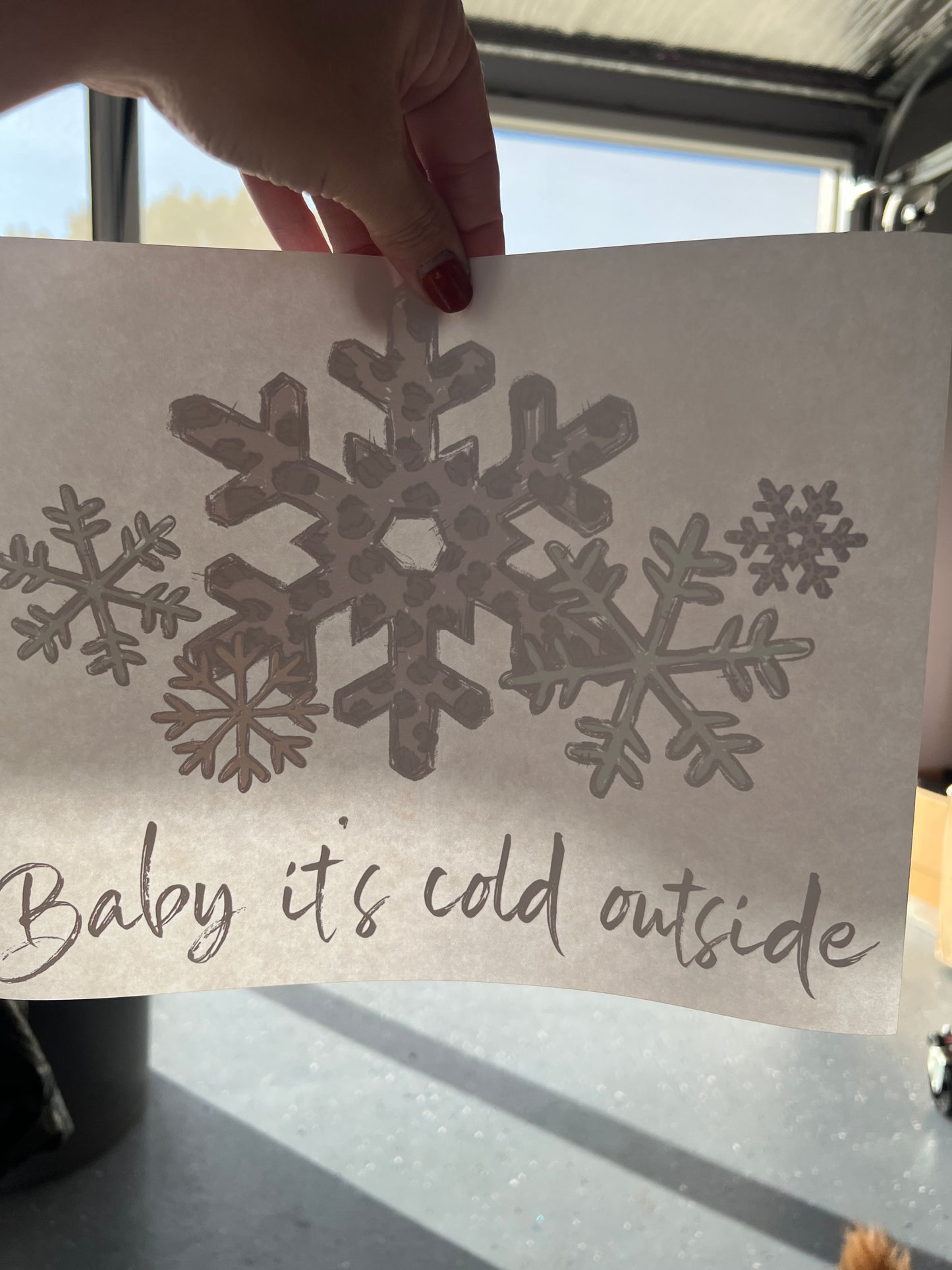 Baby it’s cold outside