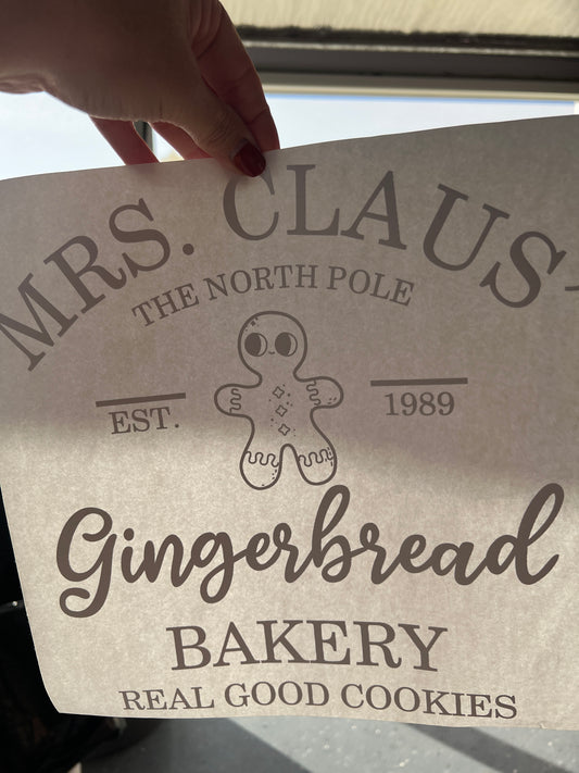 Mrs. Claus gingerbread