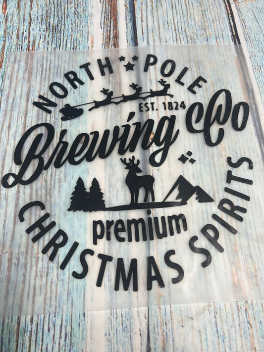 North Pole brewing Christmas spirits