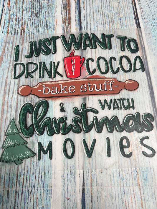 I just want to drink cocoa