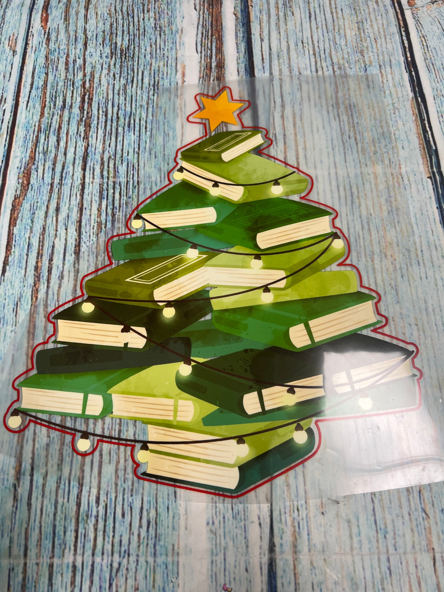 Book Christmas tree