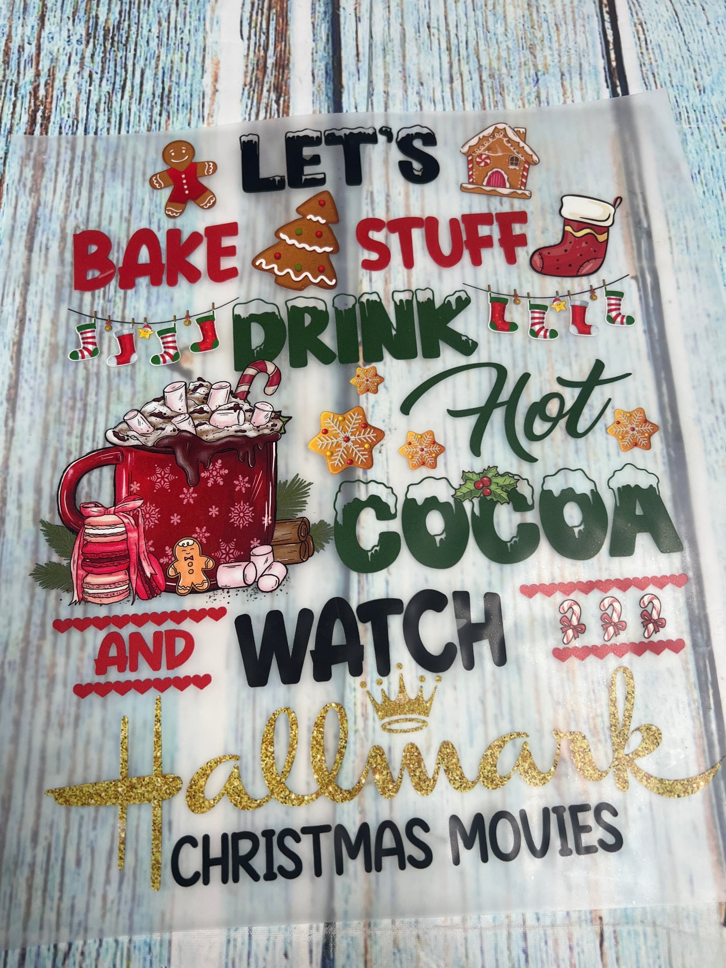 Let’s bake stuff drink hot cocoa