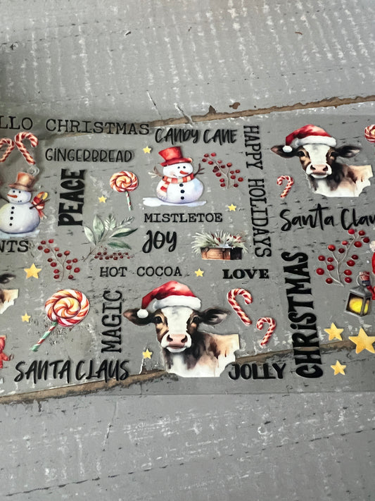 Hello Christmas cow