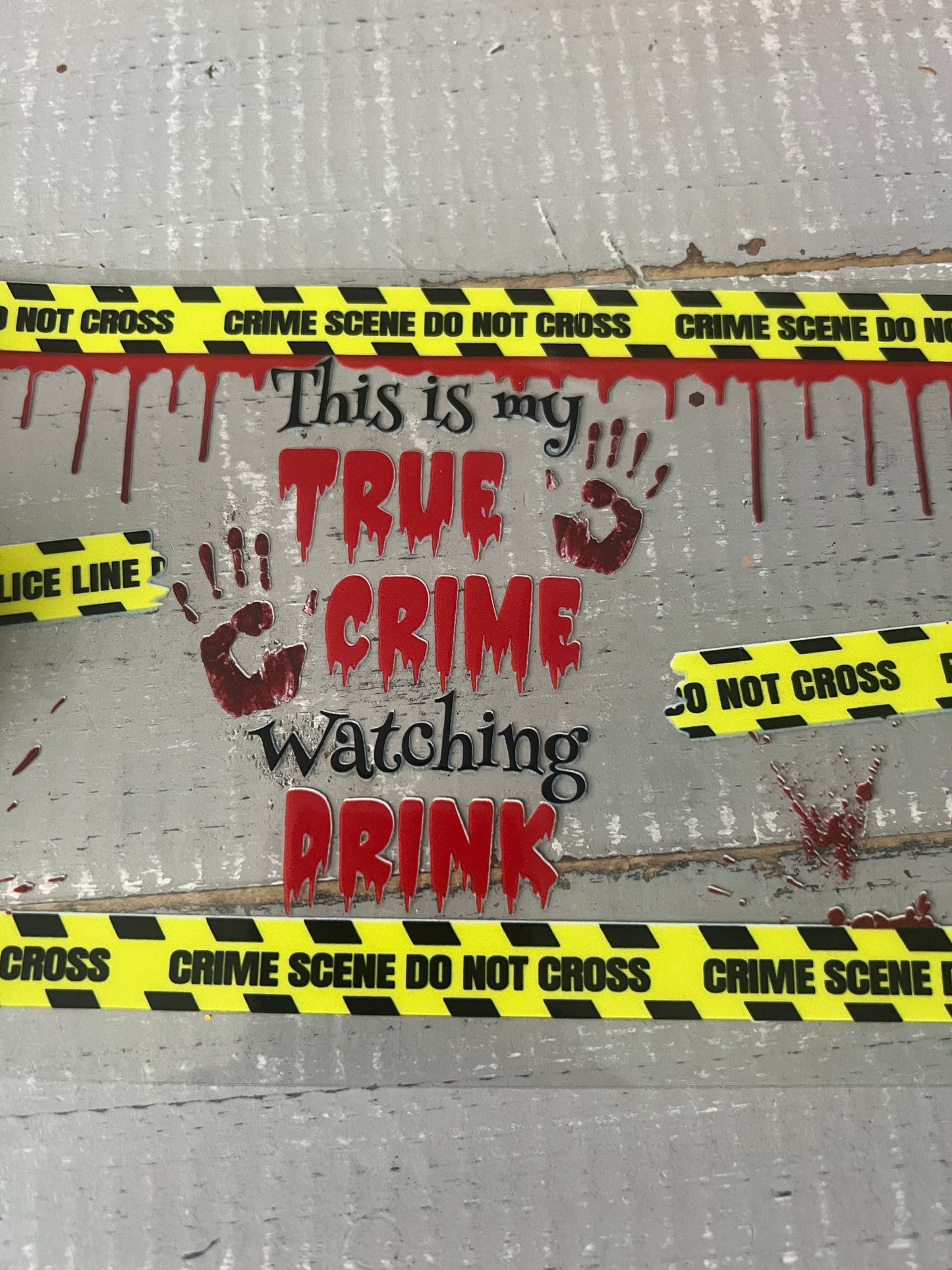 This is my true crime watching drink