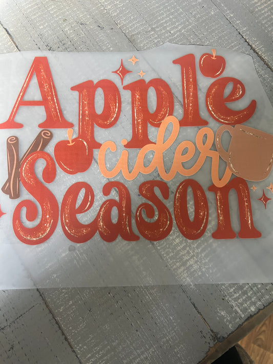 Apple cider season