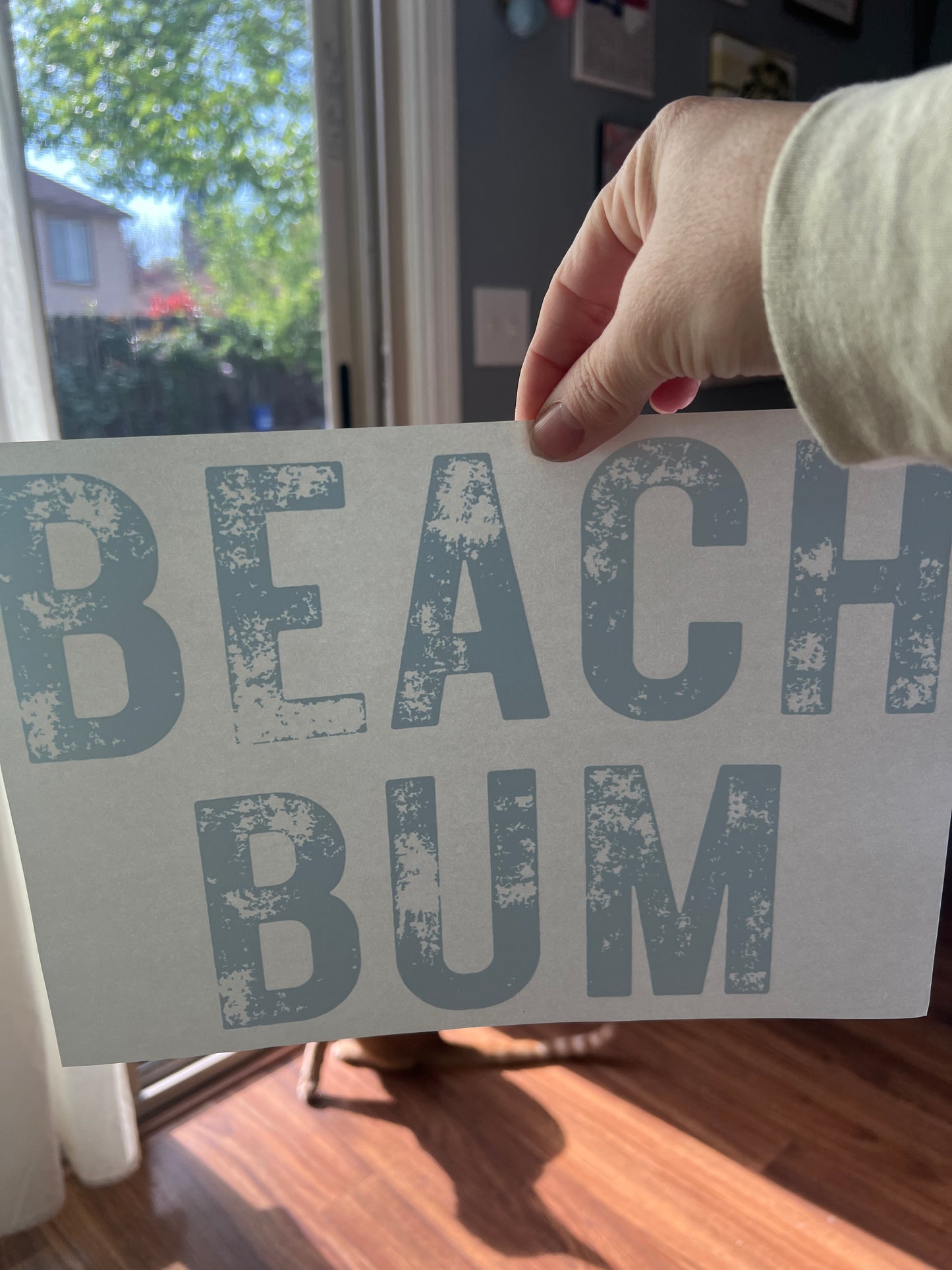 Beach bum (blue