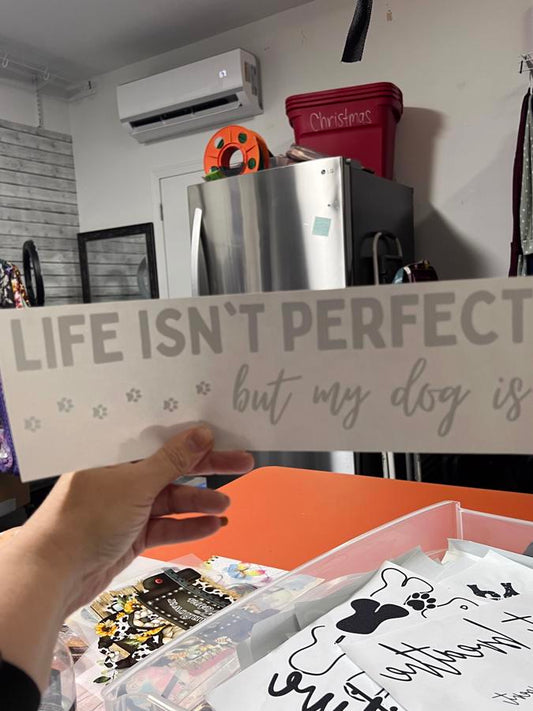 Life isn’t perfect but my dog is