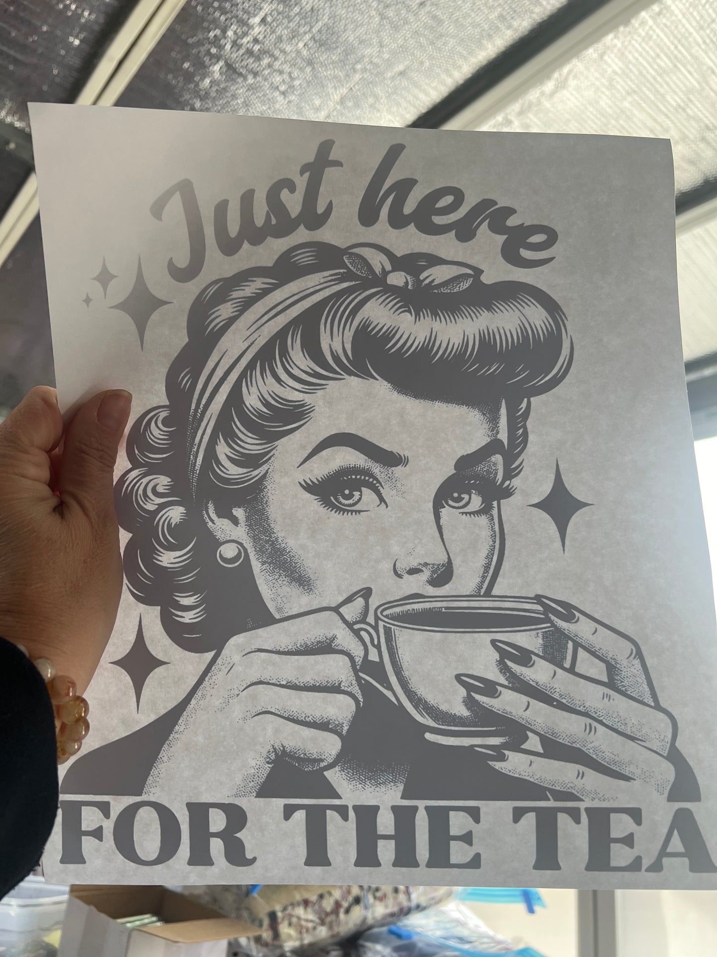 Just here for the tea