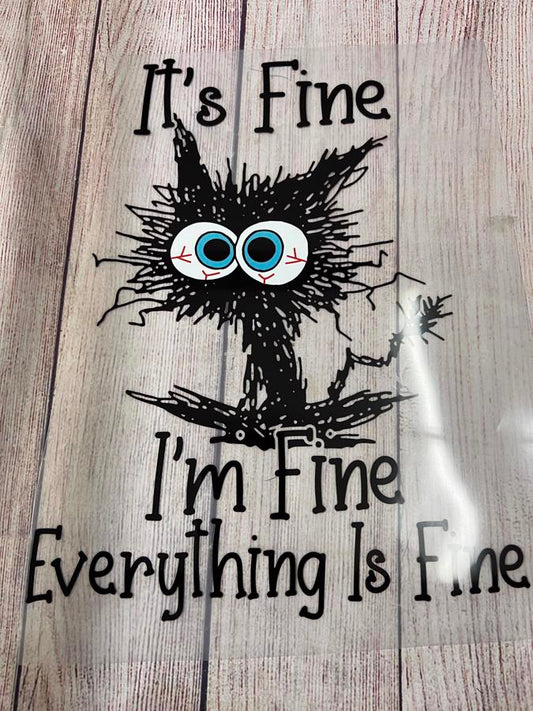 I’m fine. I’m fine. Everything is fine