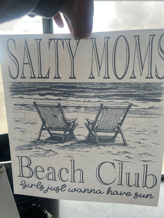 Salt moms beach club (blue)