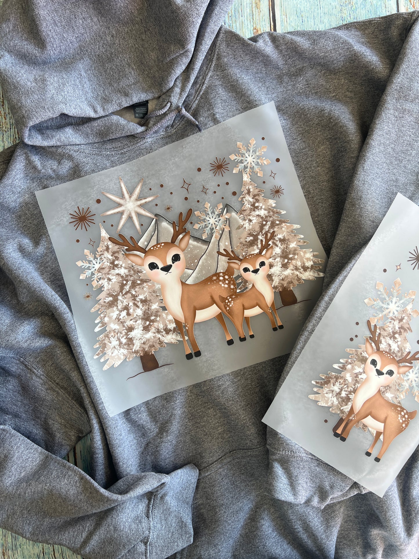 Reindeer with sleeves