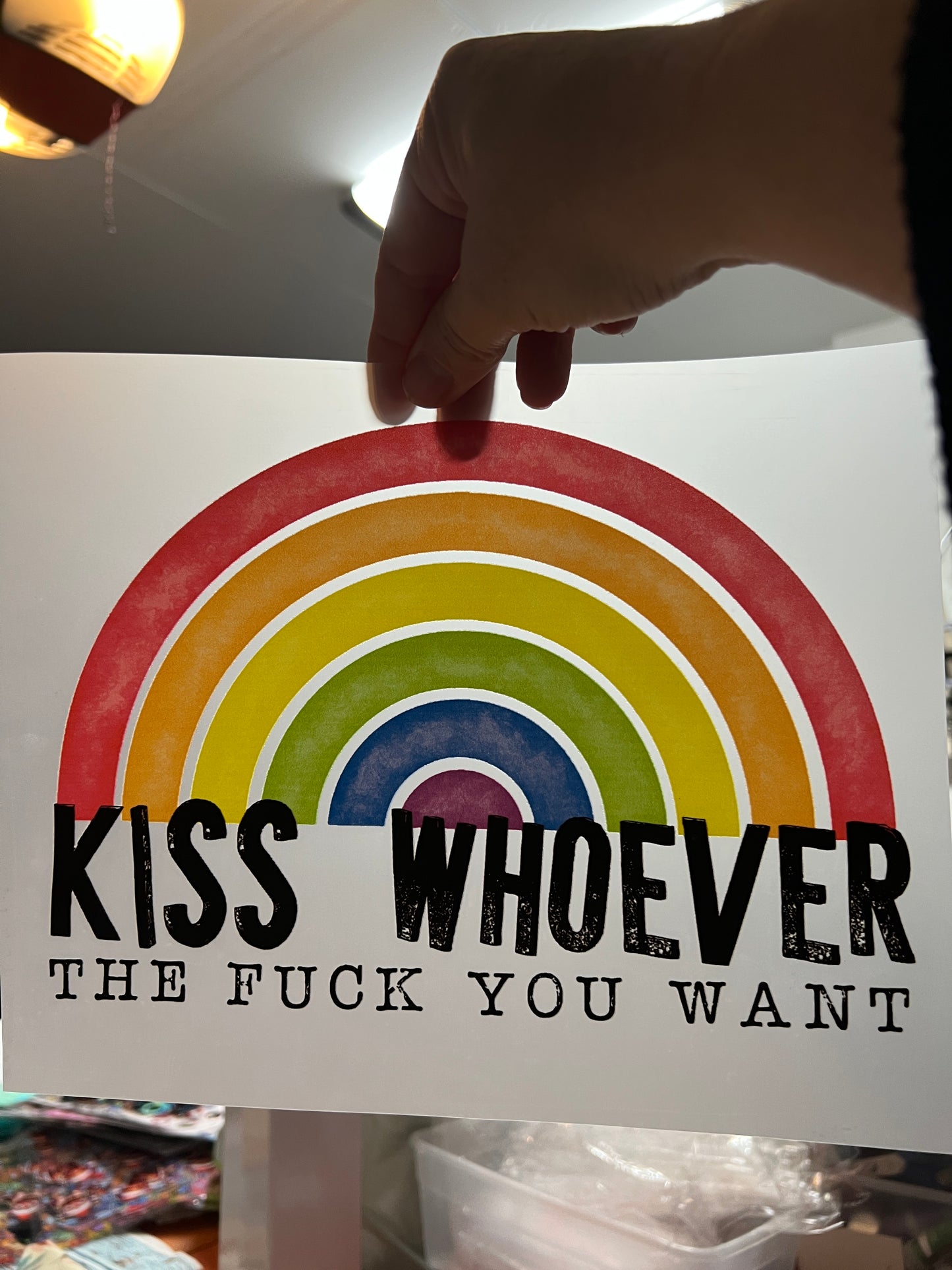 Kiss whoever the f*ck you want