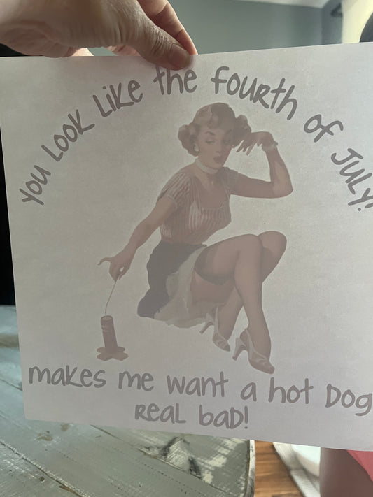 You look like the 4th of July