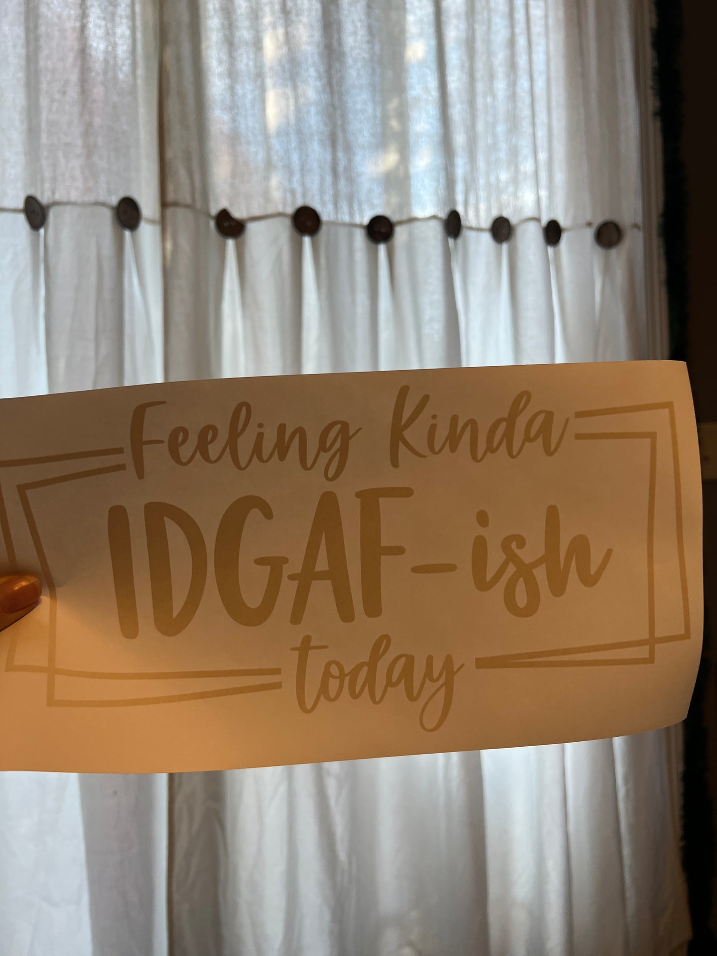 Feeling kinda IDGAFish today (black writing)