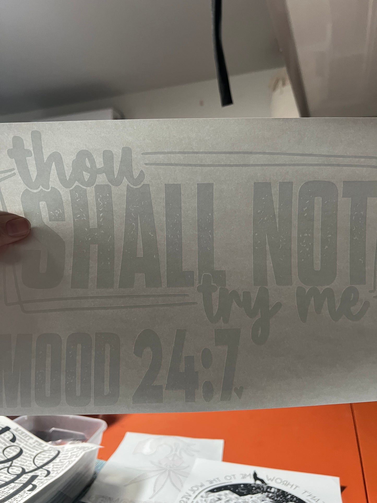 Thou shall not try me