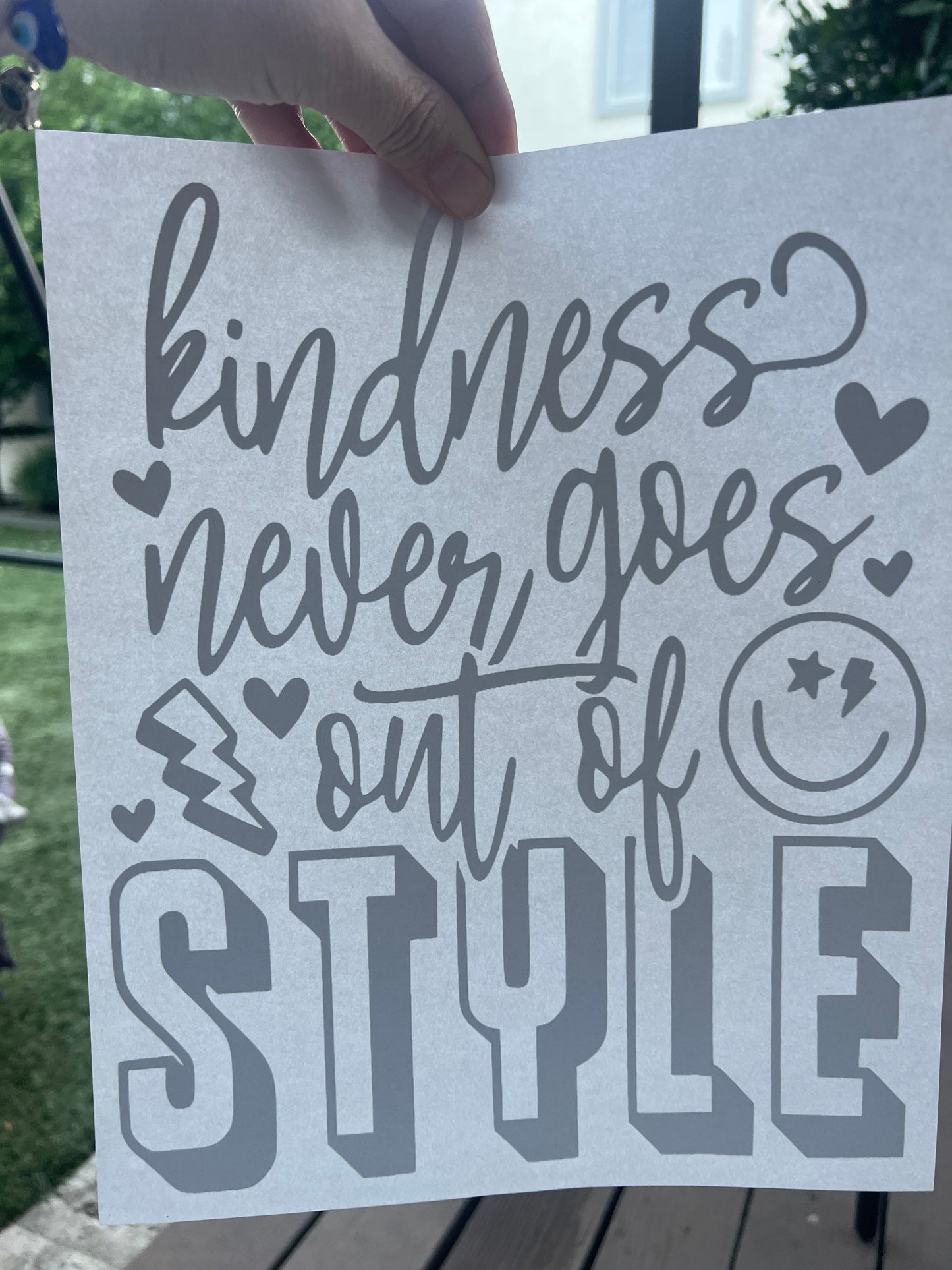 Kindness never goes out of style