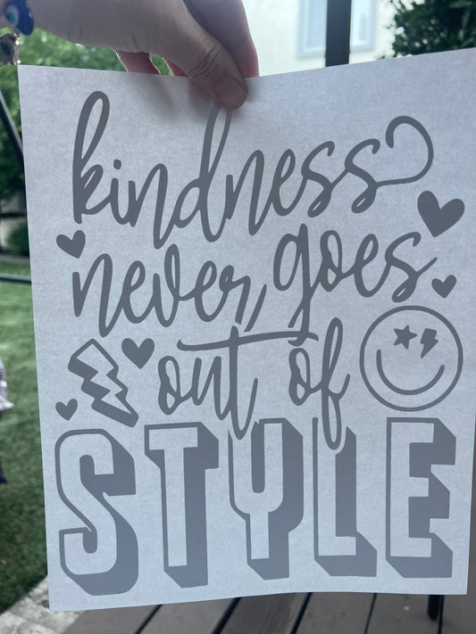 Kindness never goes out of style