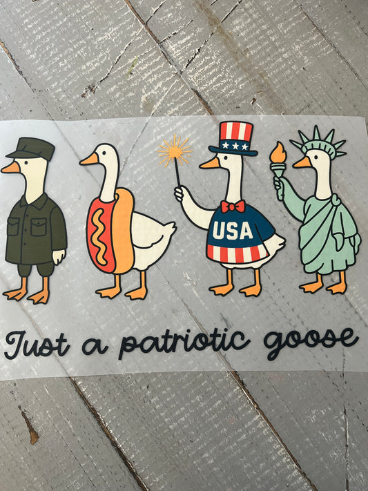 Just a patriotic goose