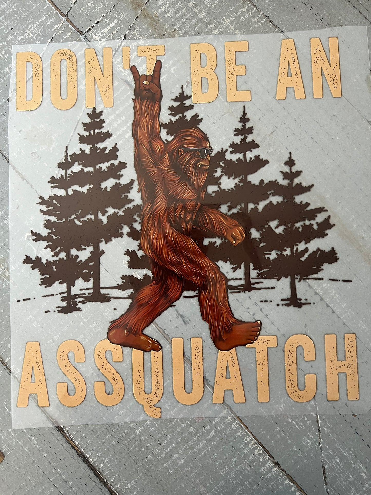 Don’t be an assquatch