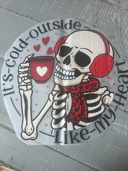 It’s cold outside. Like my heart