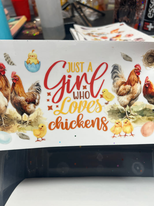 Just a girl who loves chickens