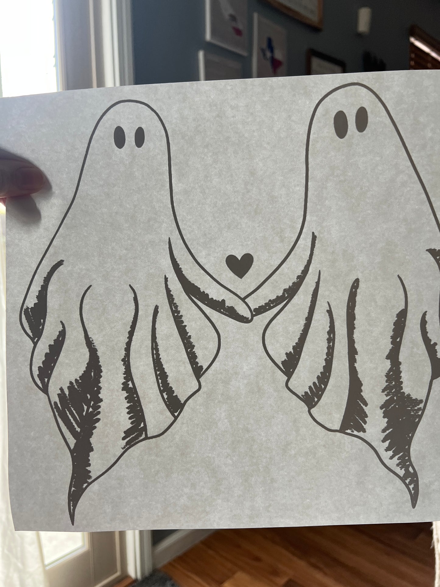 Love ghosts (black writing)