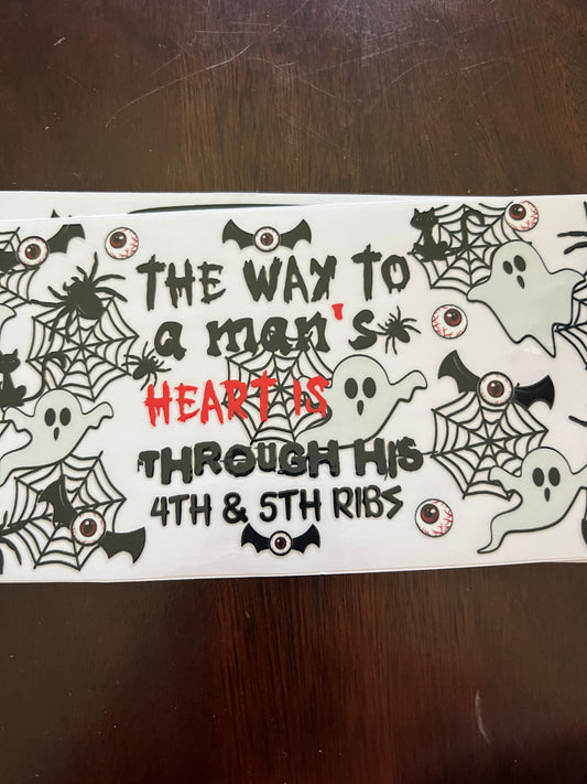 The way to a man’s heart his through is ribs