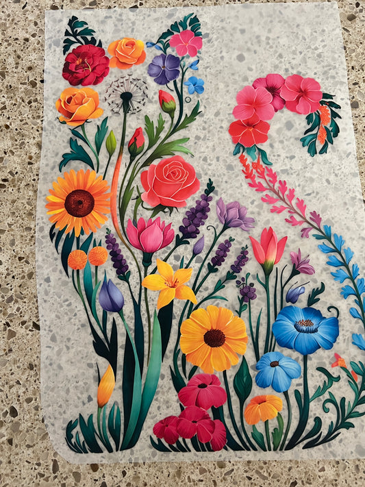 Floral kittie
