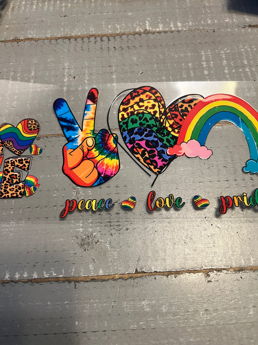 Peace love pride