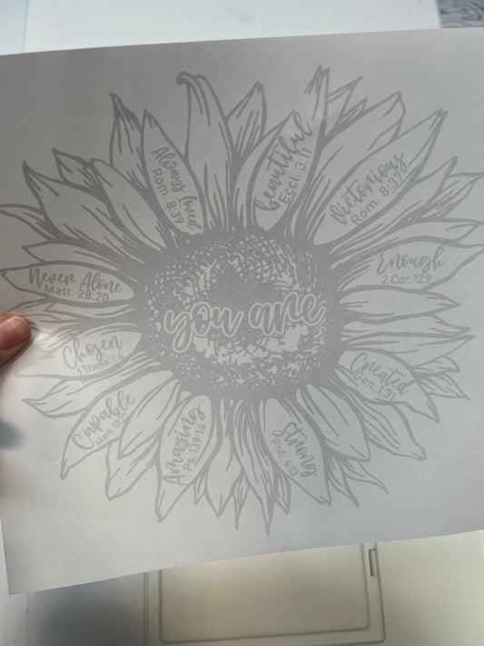 Bible verses sunflower