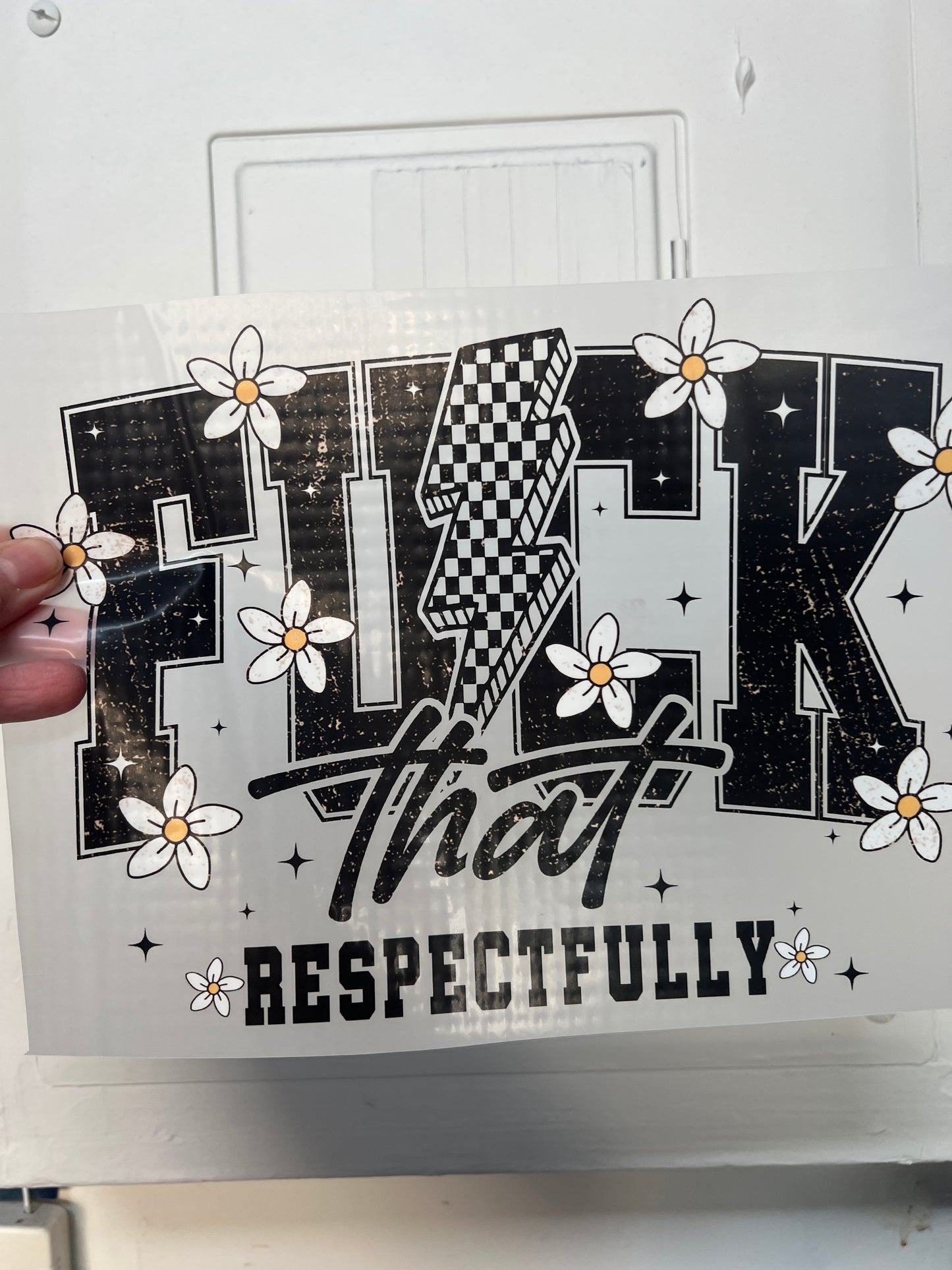 F thank respectfully