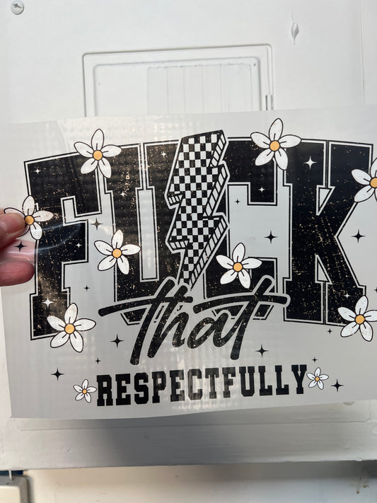 F thank respectfully