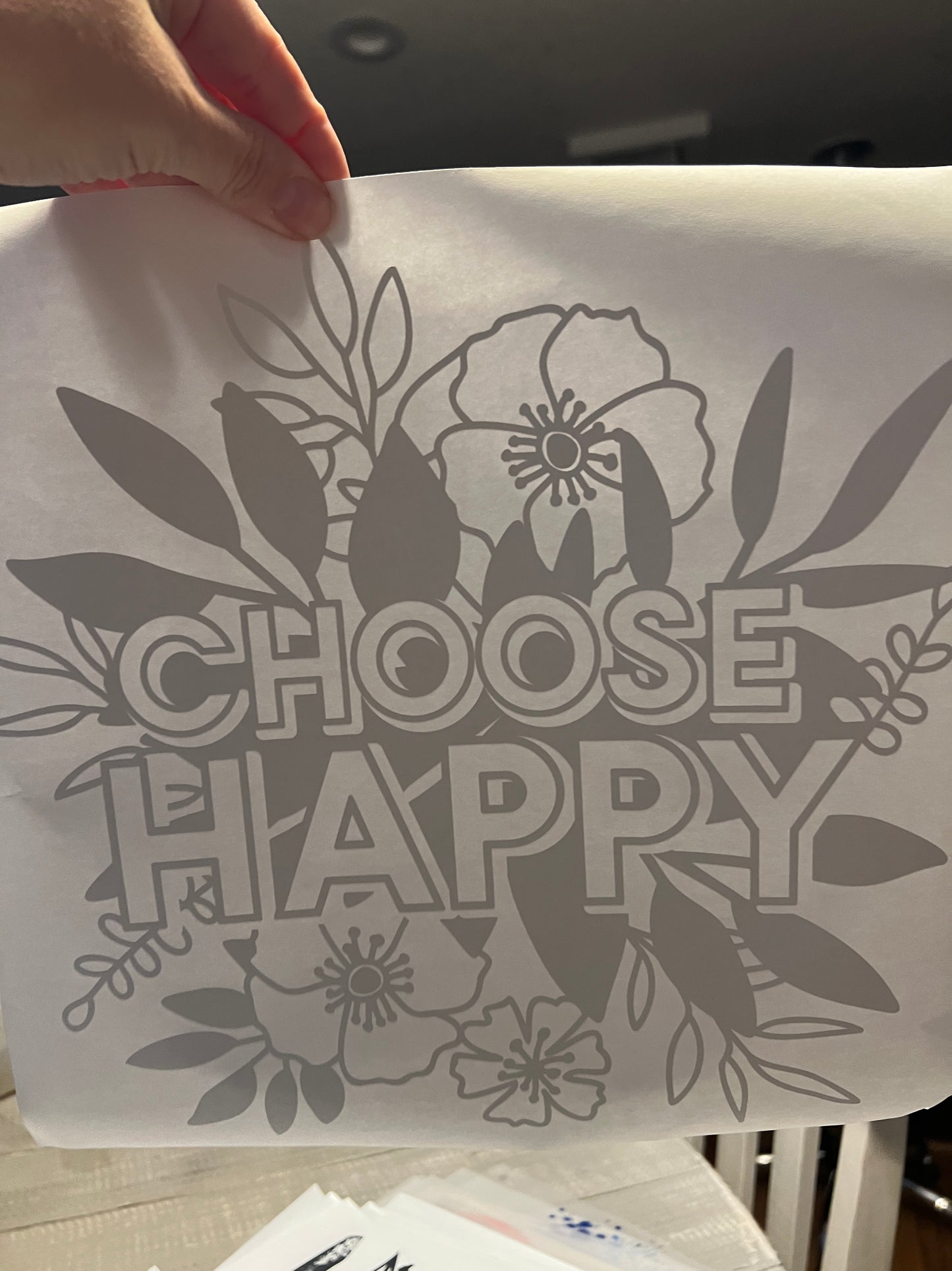 Choose happy (black)
