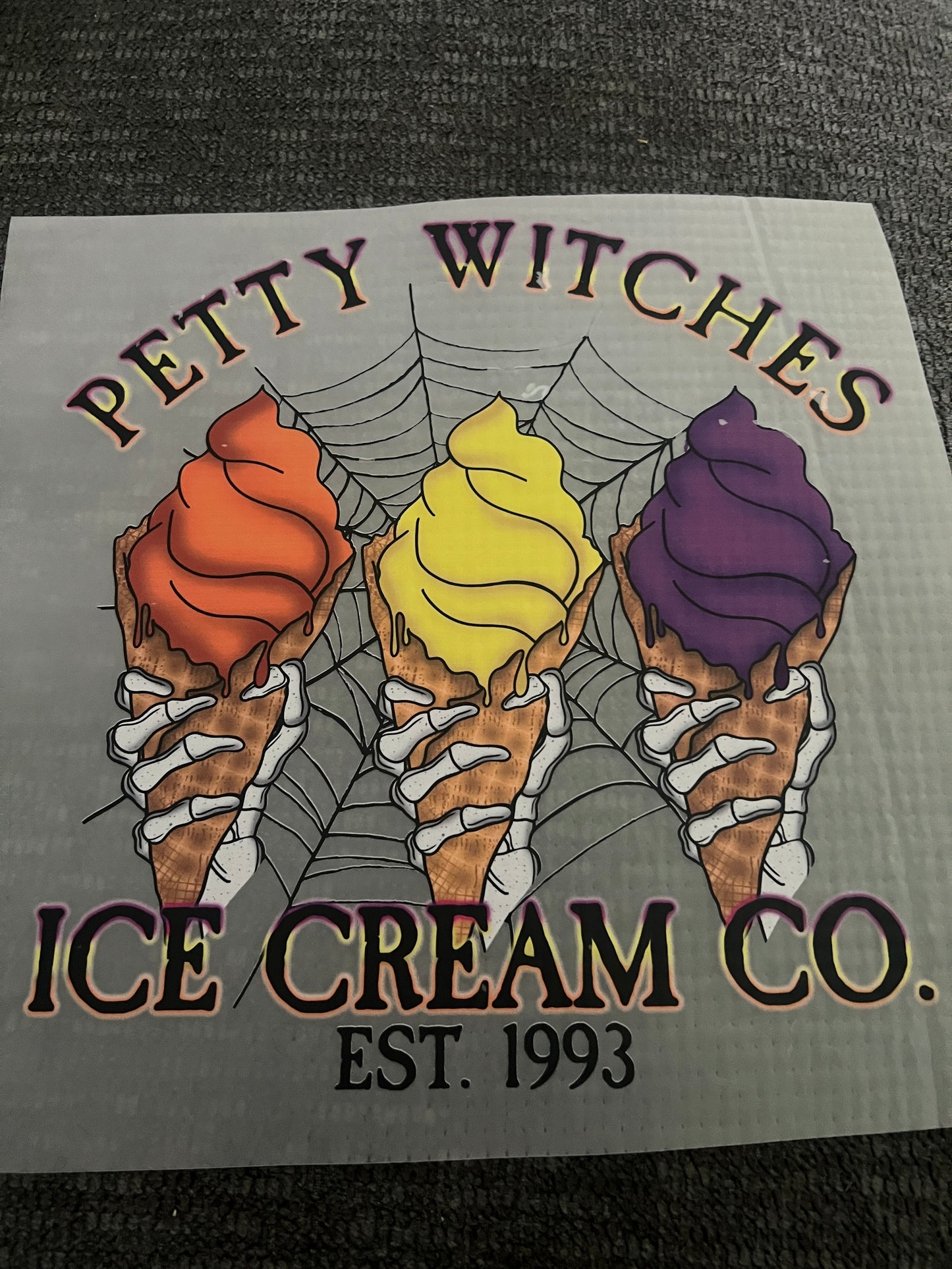Pretty witches ice cream