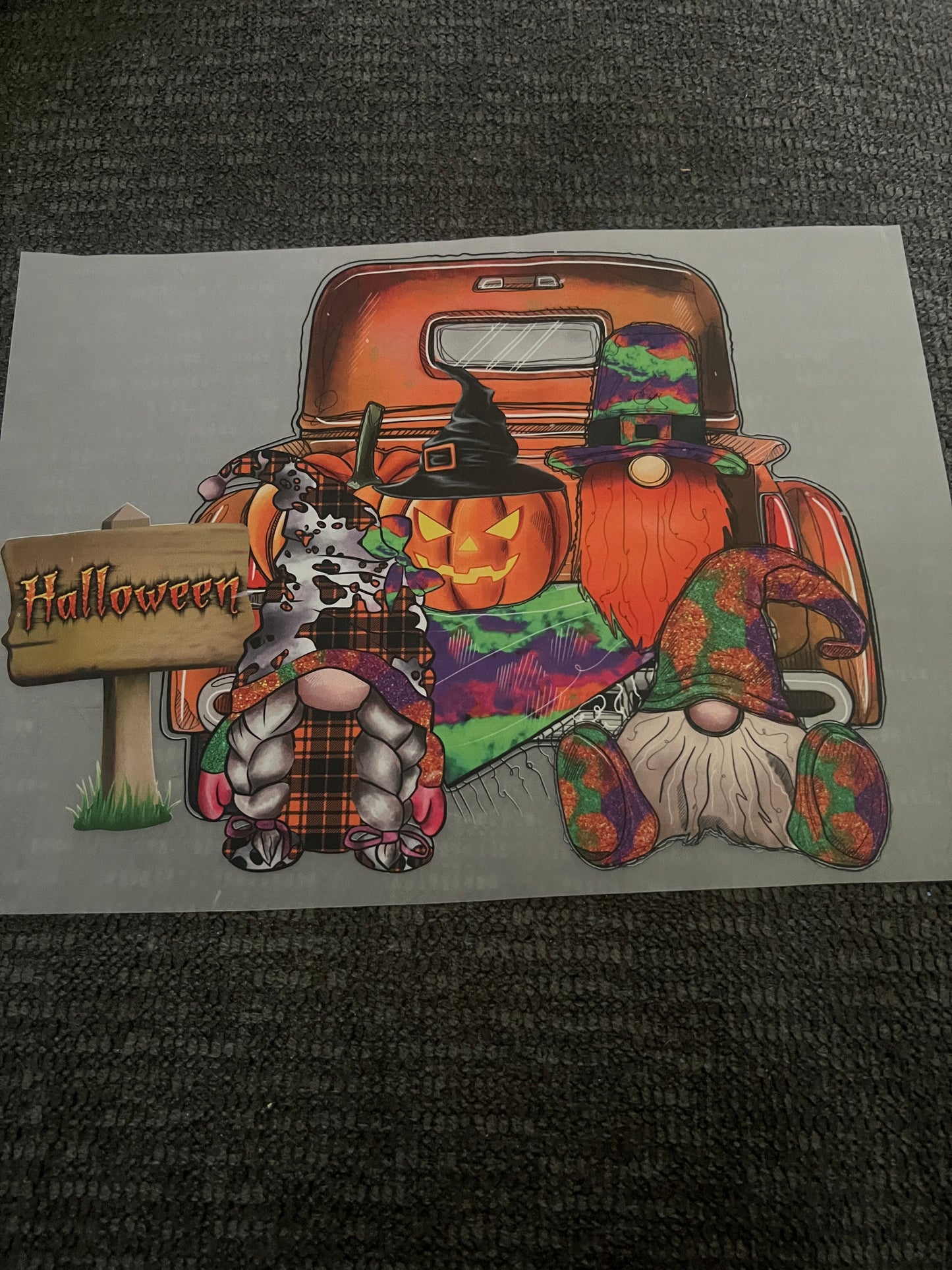 Happy Halloween truck