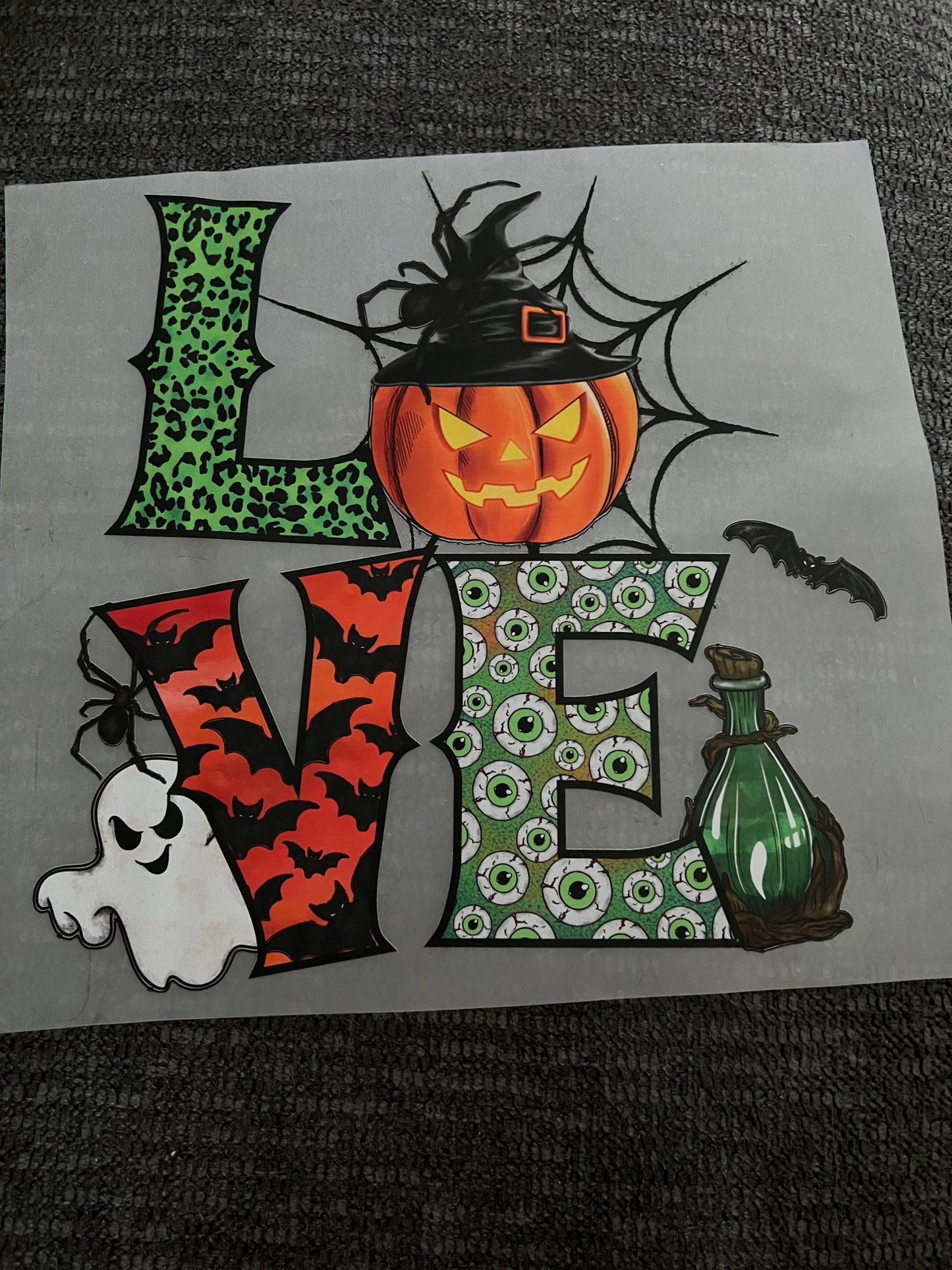 Love pumpkin Halloween