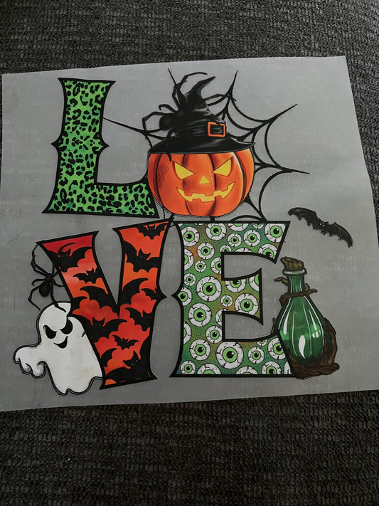 Love pumpkin Halloween