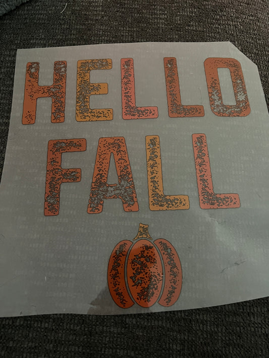 Hello fall