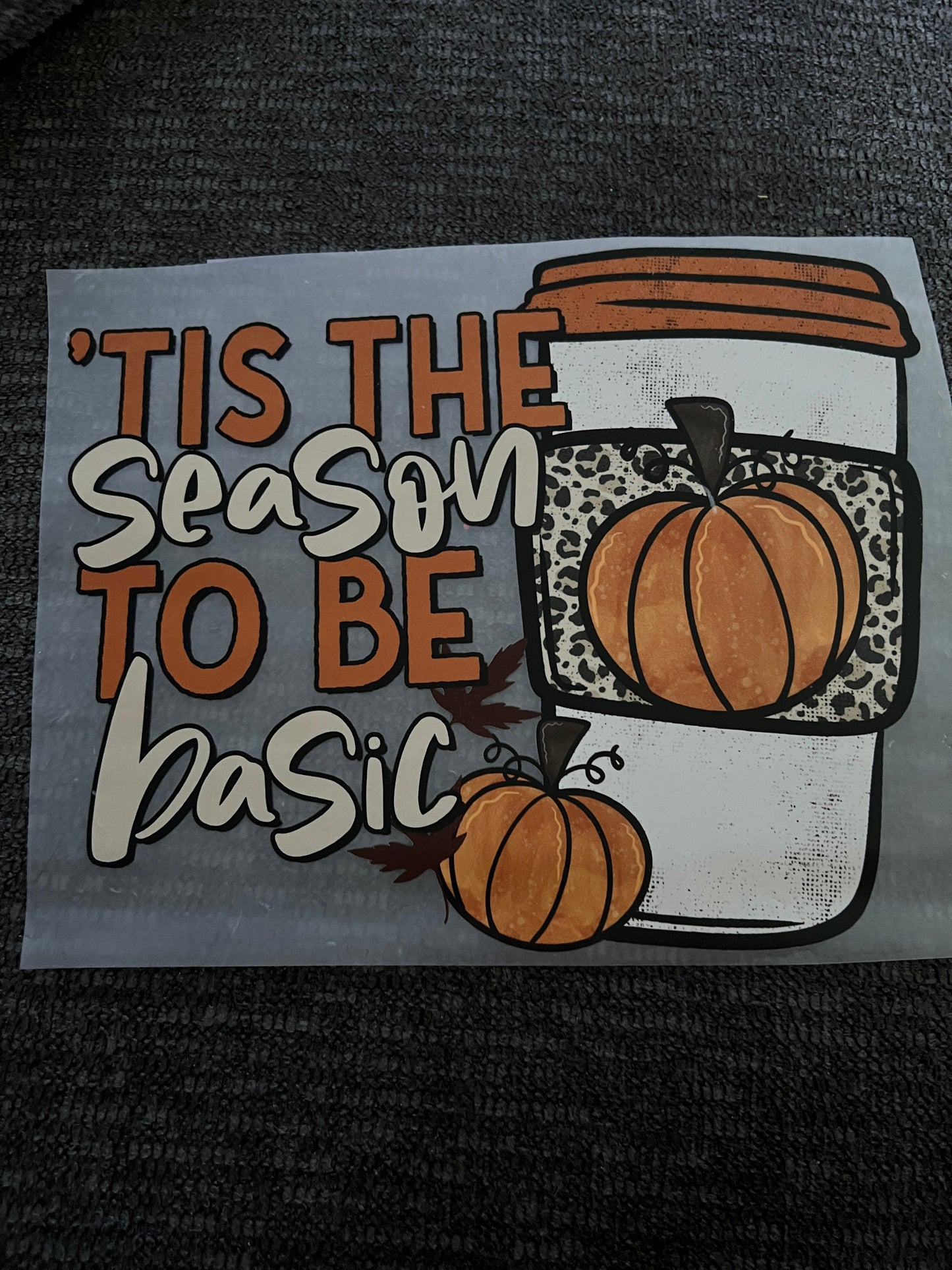 Tis the season to be basic pumpkin