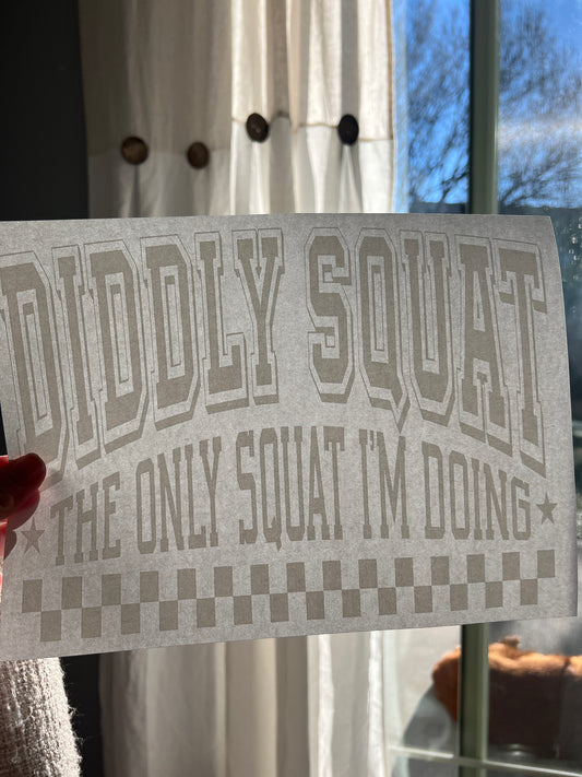 Diddly squat (white)