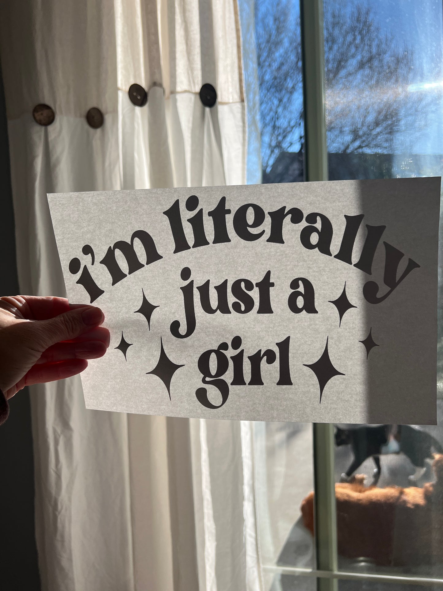 I’m literally just a girl (black)