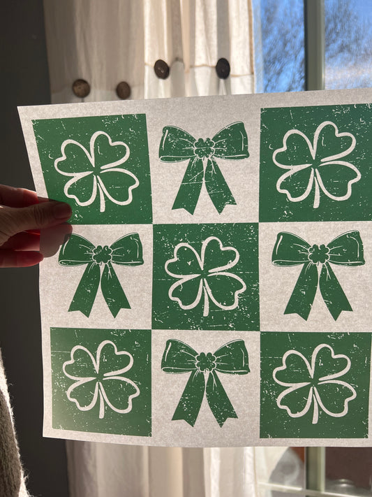 St paddy’s bows (green)