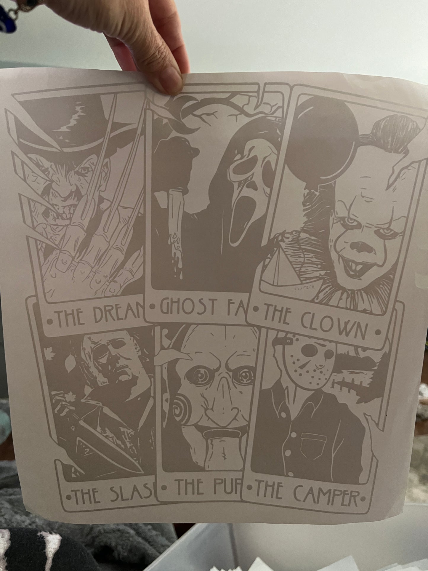 Horror cards (black)