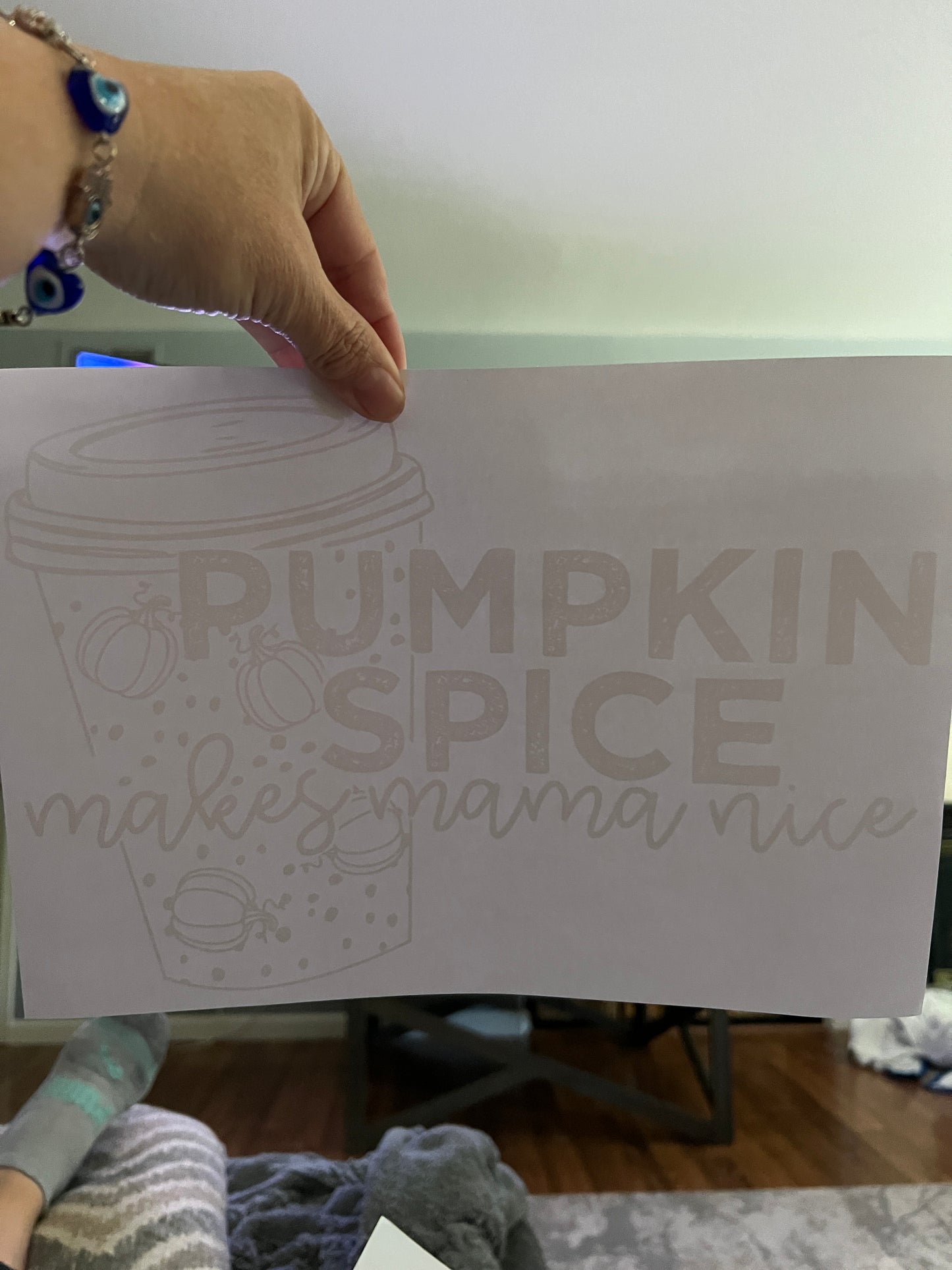 Pumpkin spice makes mama nice (white)