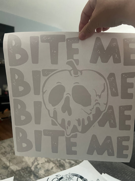 Candy apple bite me (black)