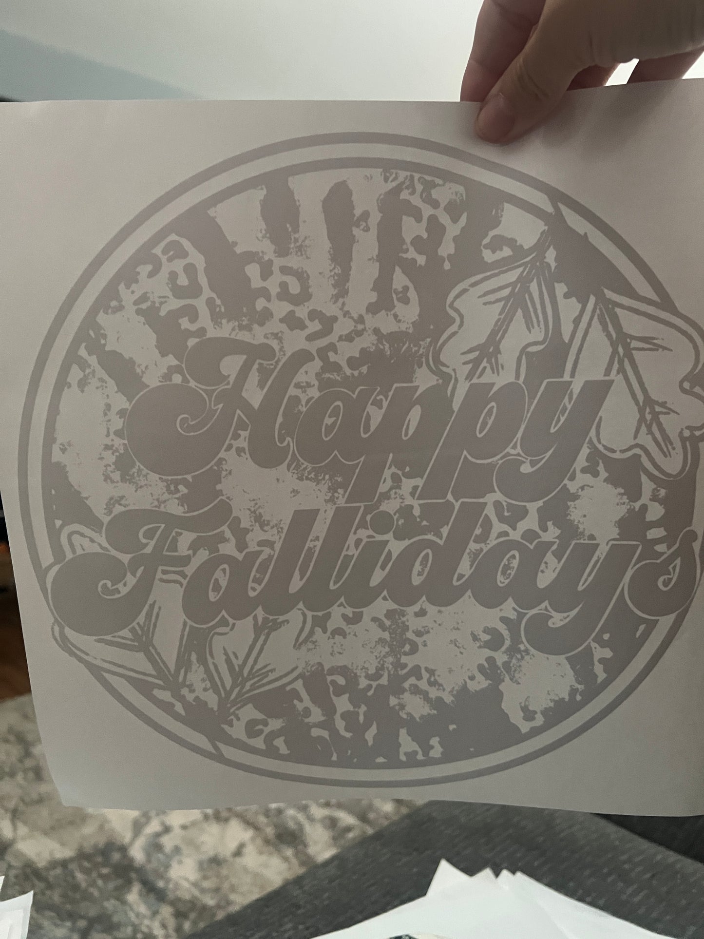 Happy fallidays (black)