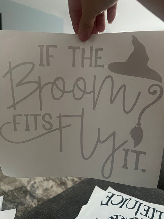 If the broom fits fly it (black)