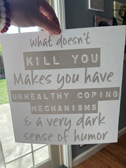 What doesn’t k*ll you makes you (black)